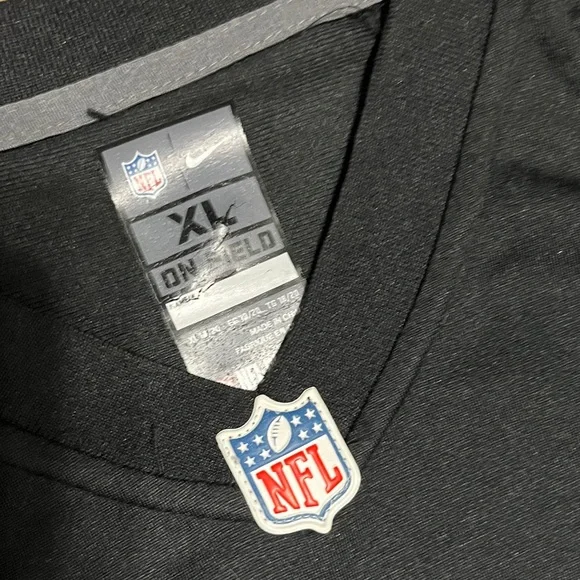 NFL Black and White Kids Jersey - Picture 2 of 5